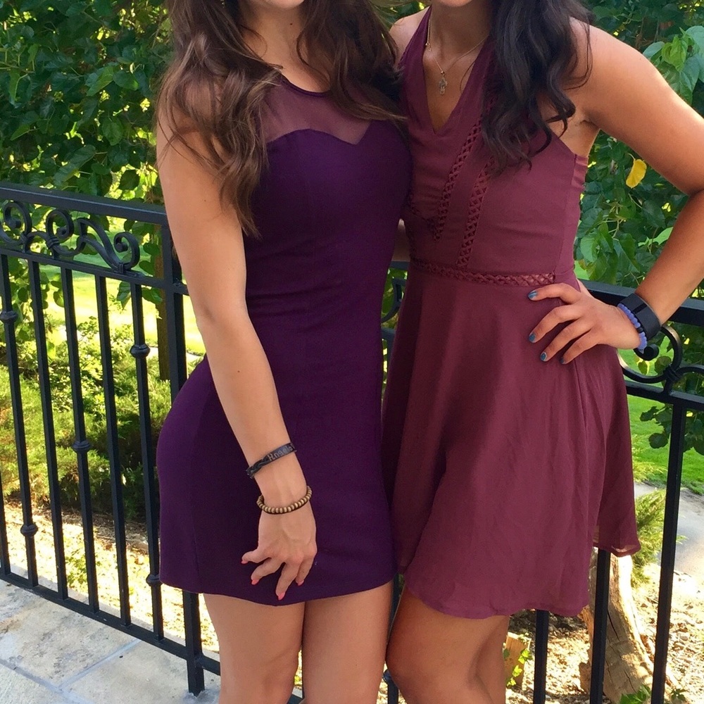 Plum Bodycon Dress